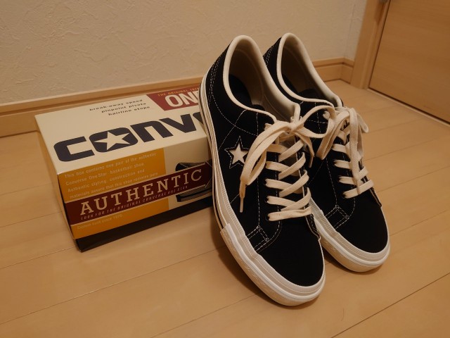 復刻版コンバースワンスターVTG タイムライン　ブラック CONVERSE ONE STAR J VTG TimeLine BLACK