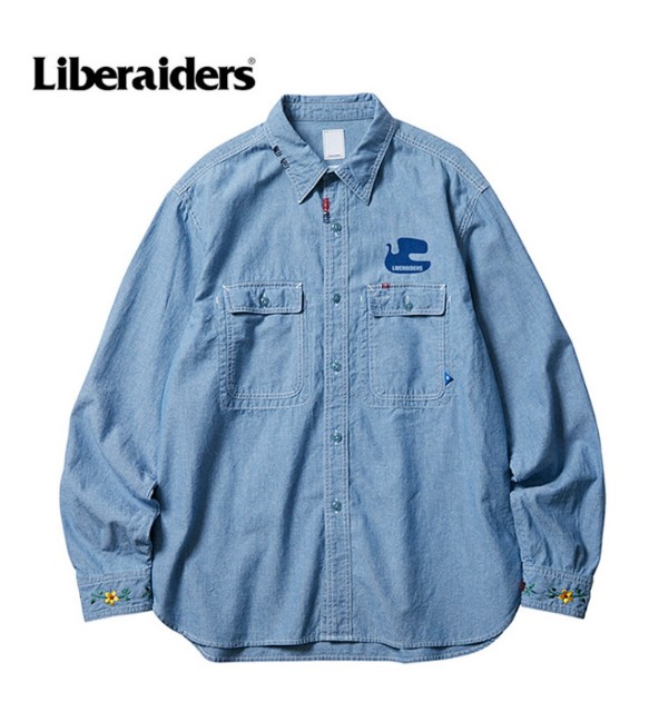 【美品】オアスロウ　シャンブレーシャツ　猫目ボタン トリプルステッチ　サイズ２ nina de coito 埼玉県 志木 通販 60'S ヴィンテージ PENNEY'S