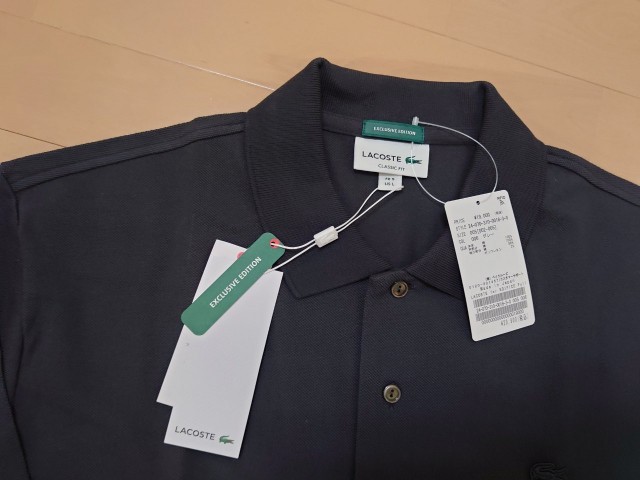 LACOSTE (ラコステ) 別注 フルオープン ロングスリーブ