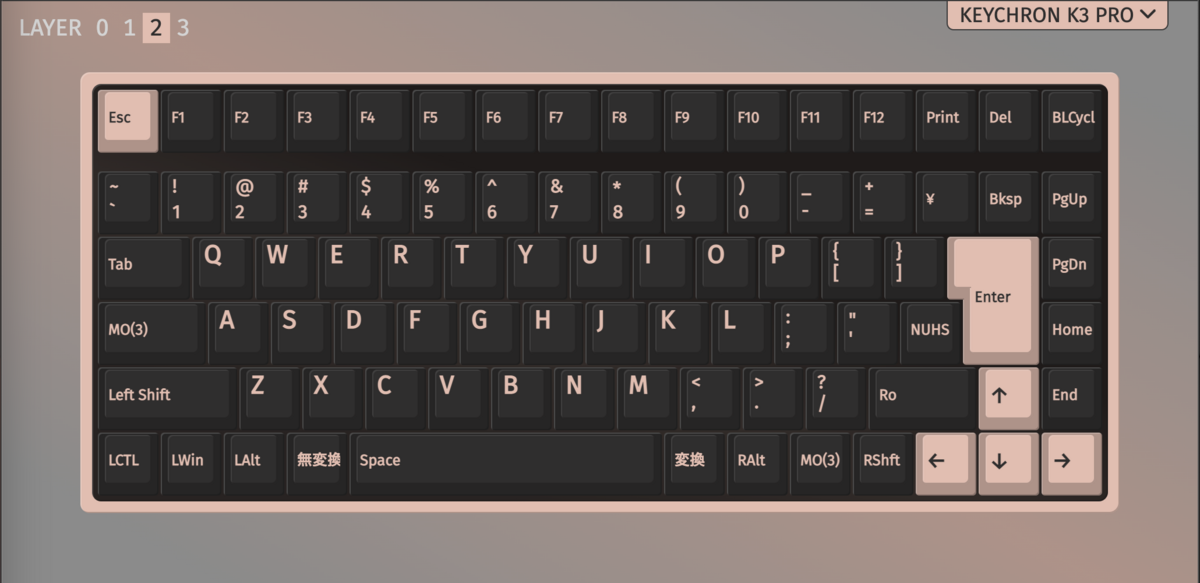 Keychron K3 Pro JISを購入しキー設定を変更してみた - kitaroの自由帳
