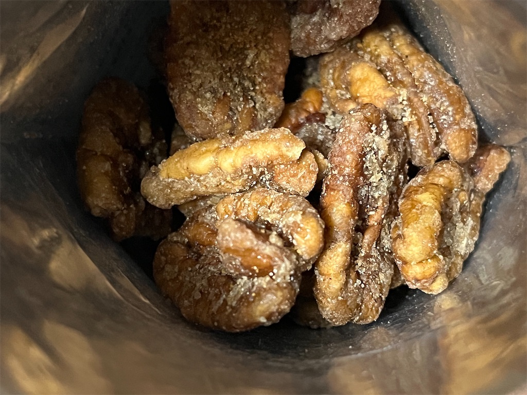 Baum's fried pecans sweet heat 田舎の小さな暮らしと世界のお菓子