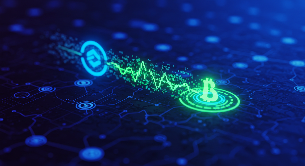 仮想通貨のトランザクションのイメージ