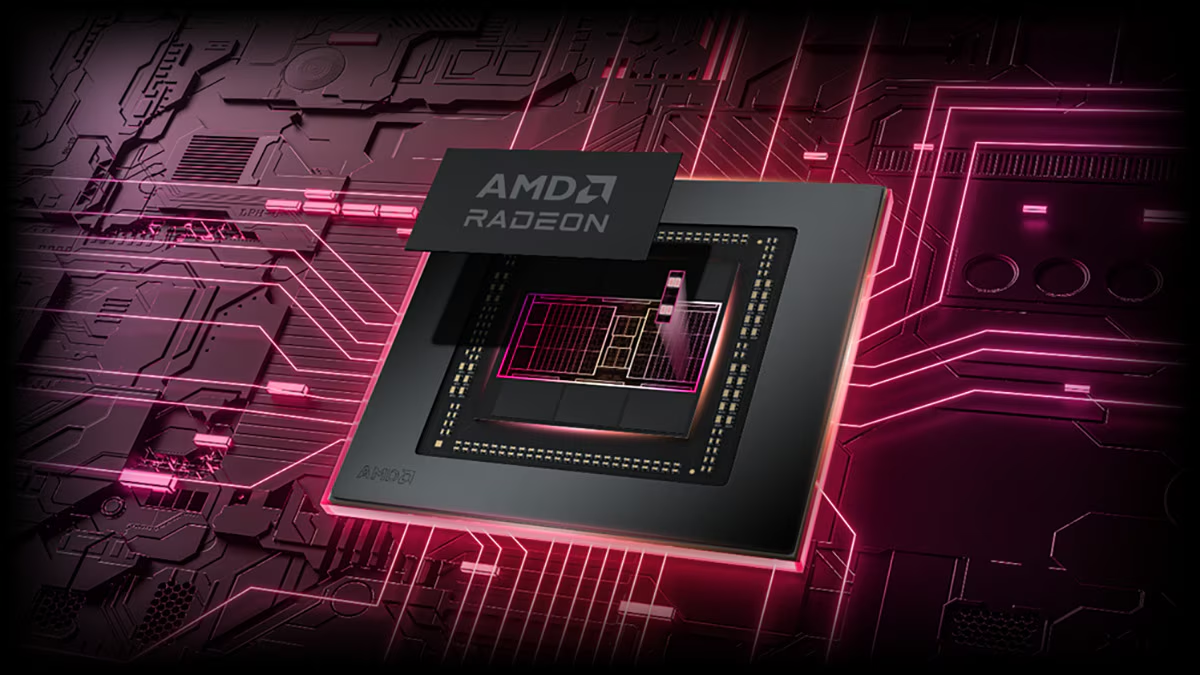 AMDのGPUチップのイメージ