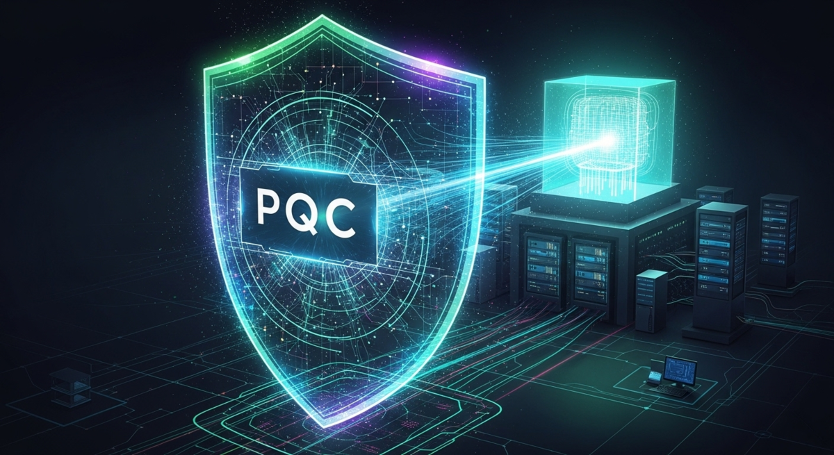 PQCによる暗号化のイメージ