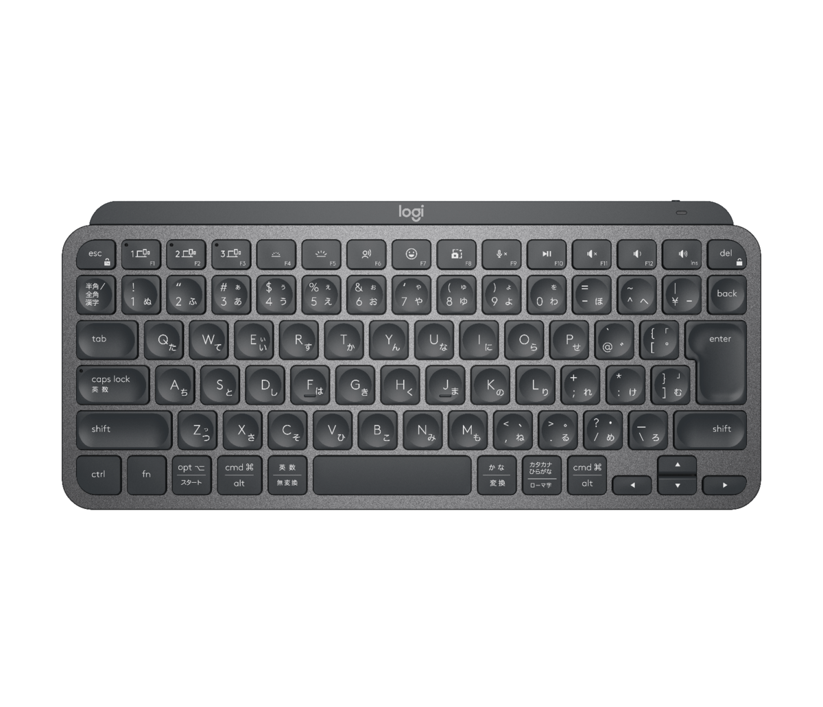 MX Keys Miniの真上からの画像