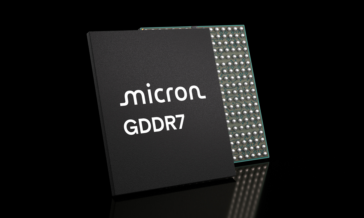 MicronのGDDR7メモリのイメージ