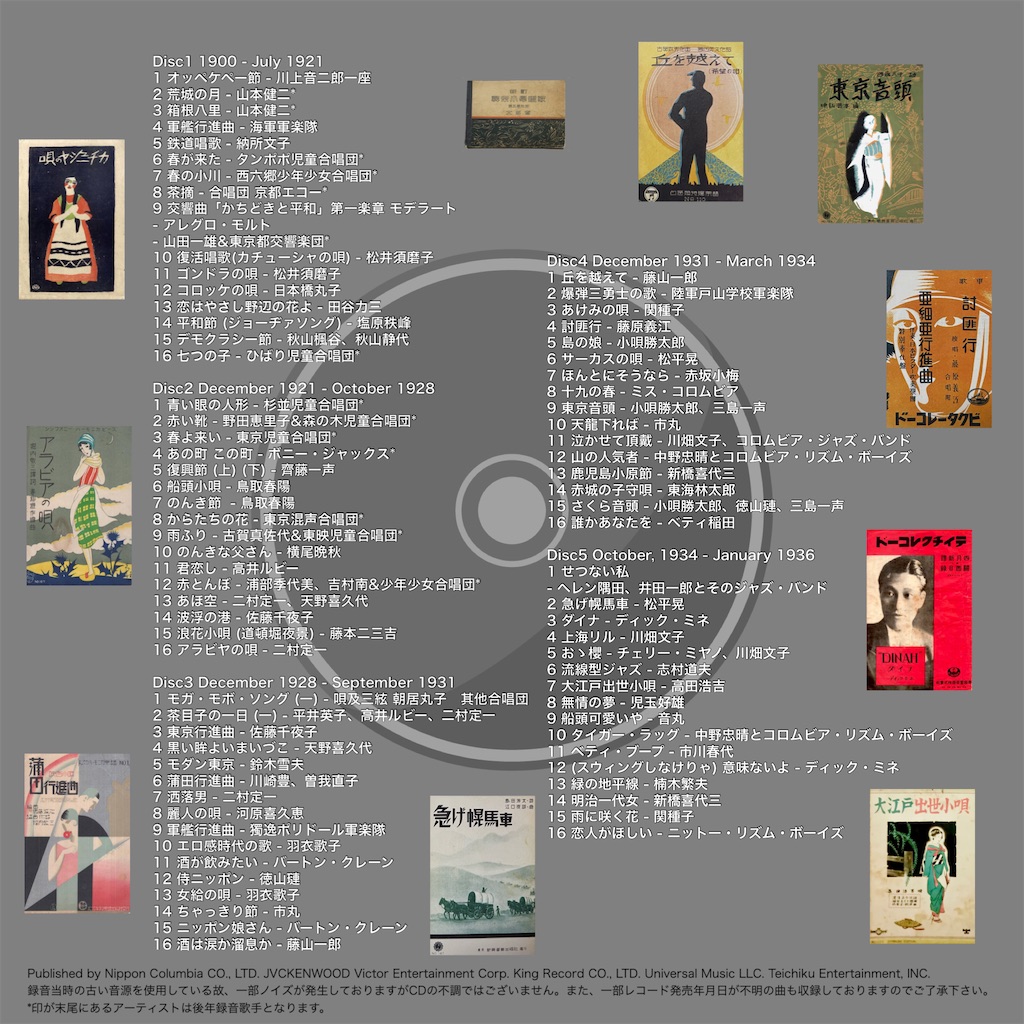 自作コンピ) 日本ポピュラー音楽大系(一) 1900-1944 160 - WORLDWIDE ROCK