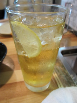 大衆ホルモン「タツ屋」@西船橋の焼酎ハイボール