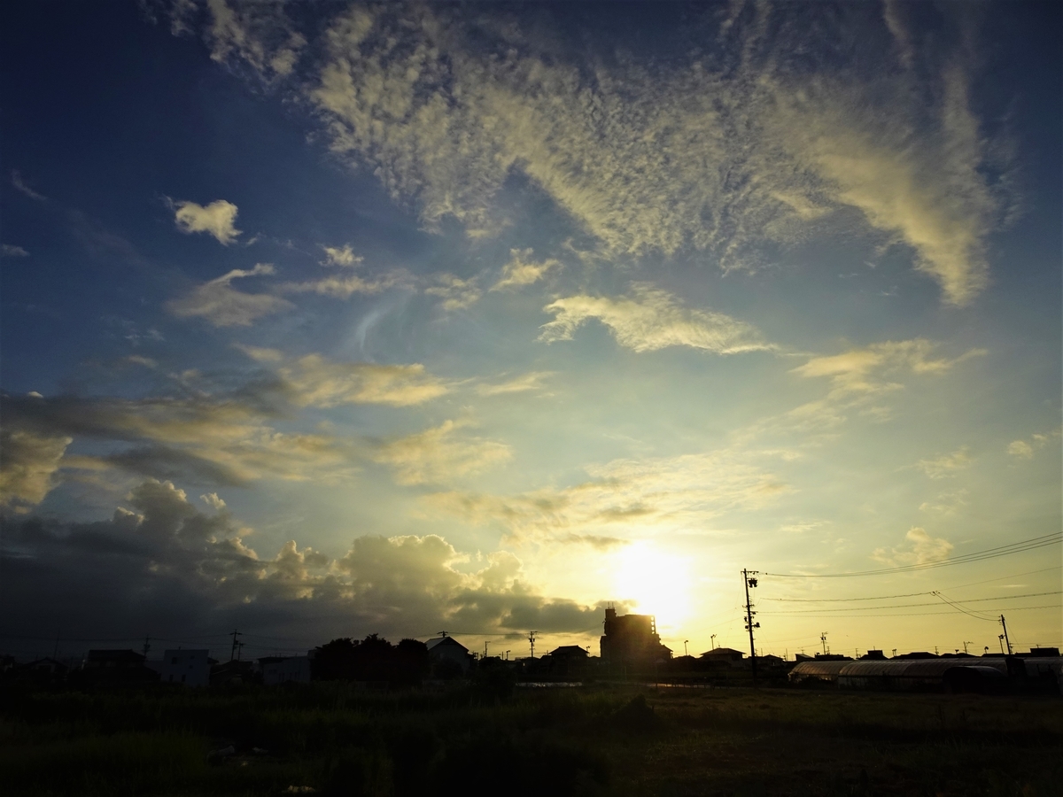 浜ちゃんの散歩道 １１１ 立秋が過ぎて夕暮れはすぐに暗くなる Y Hamadaのブログ
