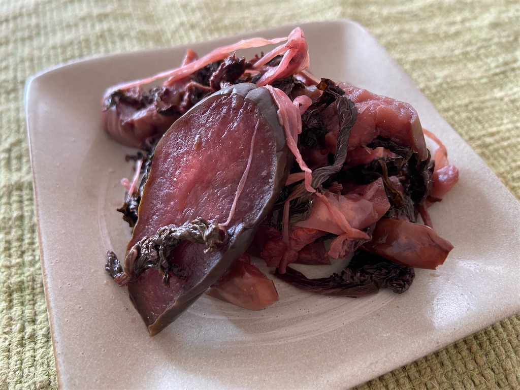 しば漬けをつくってみました よだなおみの 食べること 暮らすこと 生きること