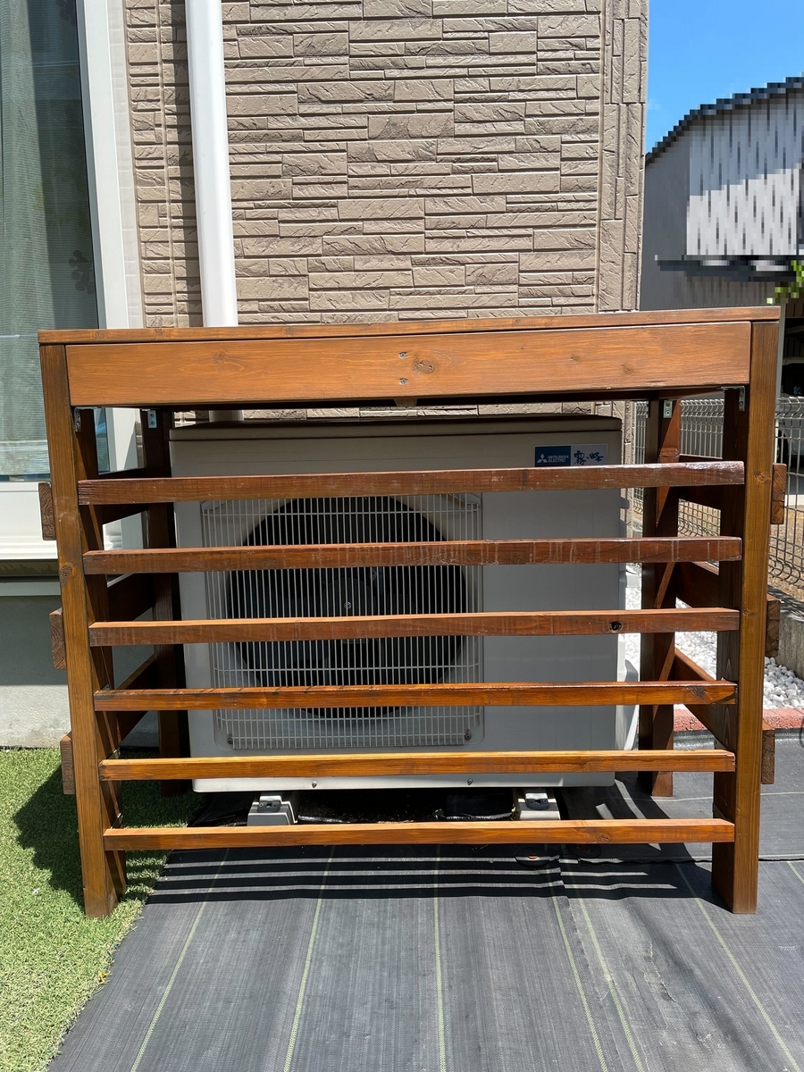 ワンバイ材、ツーバイ材で作る小さな物置の設置が可能な室外機カバーをDIYする Sassyブログ ワンバイ材、ツーバイ材で作る小さな物置の設置が可能な室外機カバーをDIYする Sassyブログ