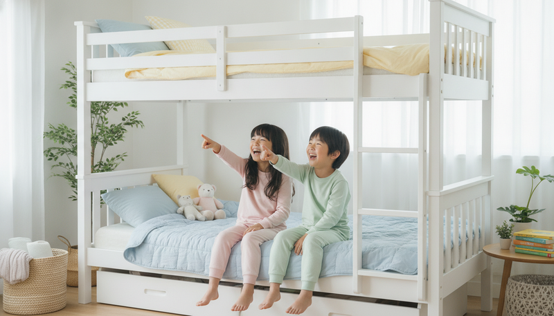 小学生 二段ベッド 安全 おすすめのイメージ