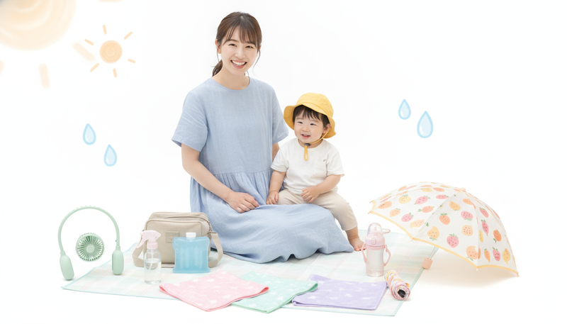 子供 熱中症 対策 グッズ おすすめのイメージ
