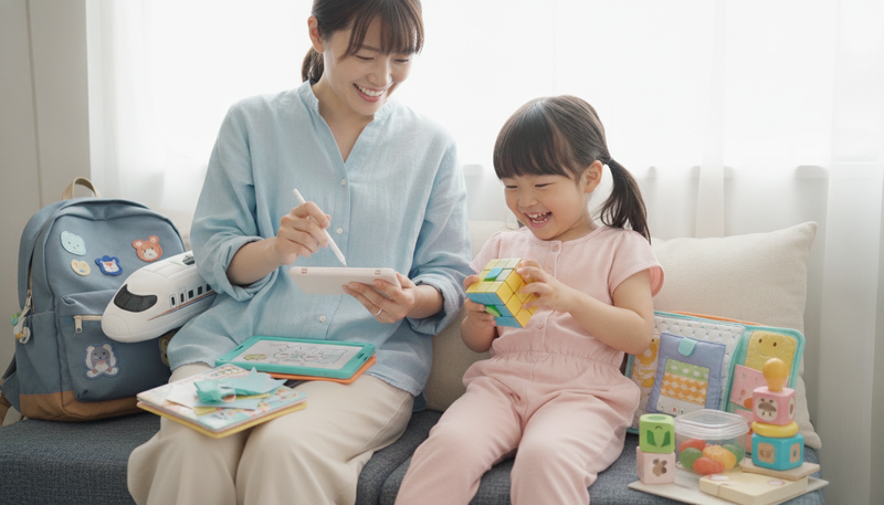 子供 帰省 新幹線 暇つぶし グッズのイメージ