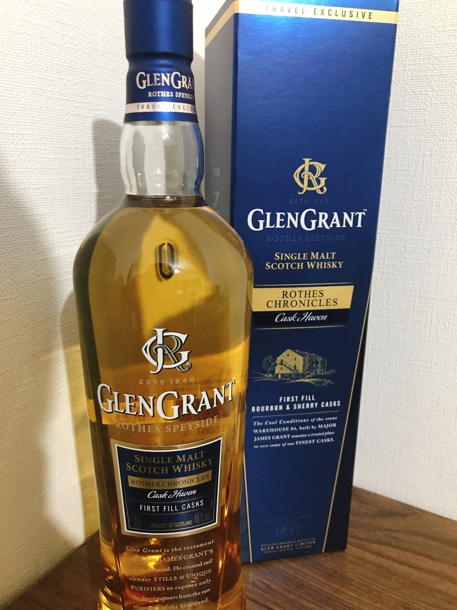 グレングラント　カスクヘブン　ロセスクロニクル　Glen Grant　Cask Haven Rothes Chronicles Speyside Single Malt Scotch Whisky　