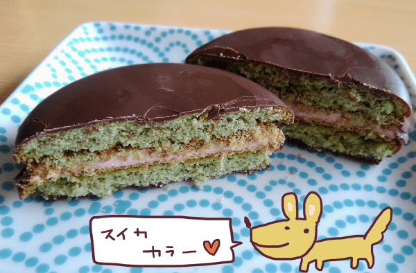 スイカチョコパイ