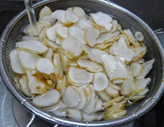 キクイモ スライス