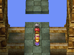 ラーの鏡の前の穴