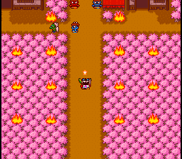 カルラが桜に放火 桜に放火