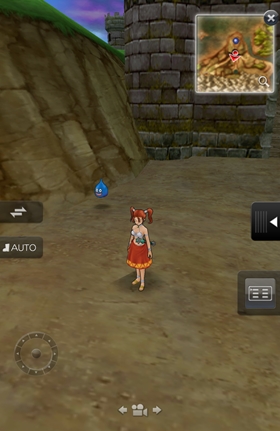 スライムはトロデーン城前に