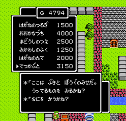 ラダトーム武器屋