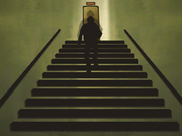 ひたすら階段を昇るボブ