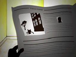 目に入った新聞記事