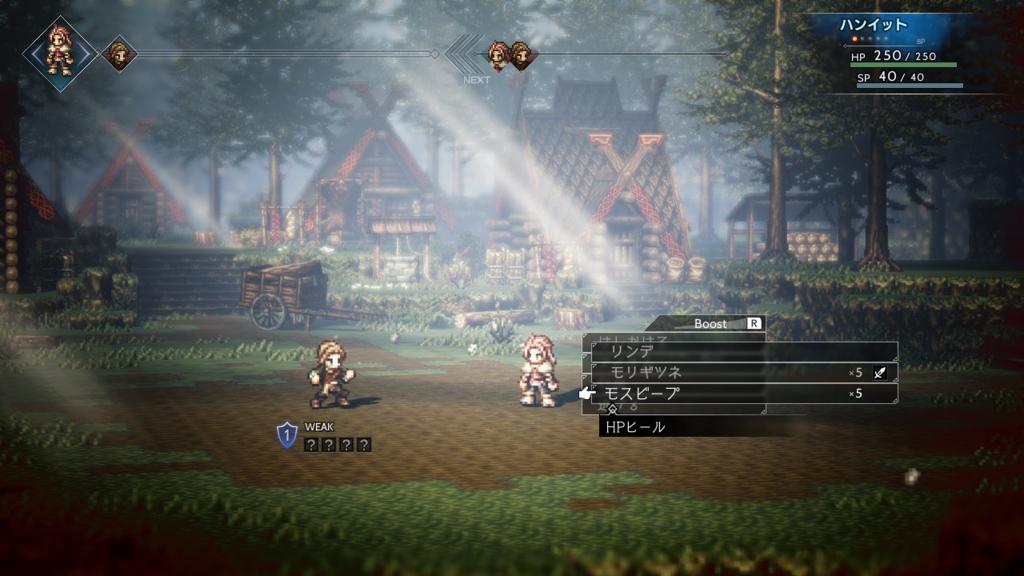 けしかけた戦闘