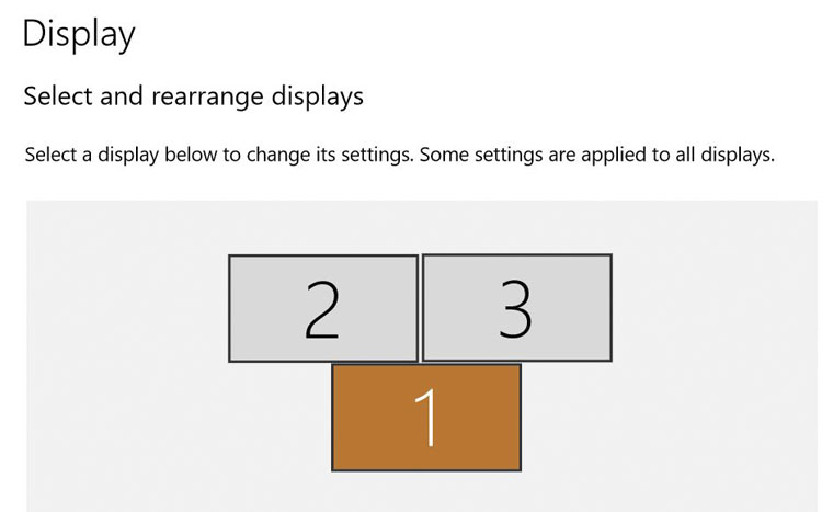 ディスプレイ設定 Windows10