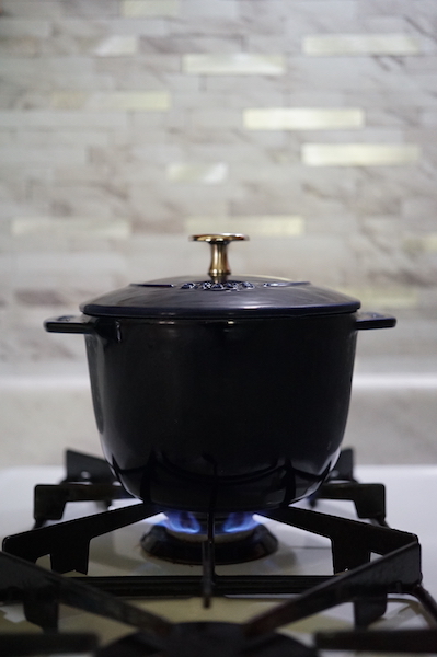 ラ・ココットでご飯を炊く