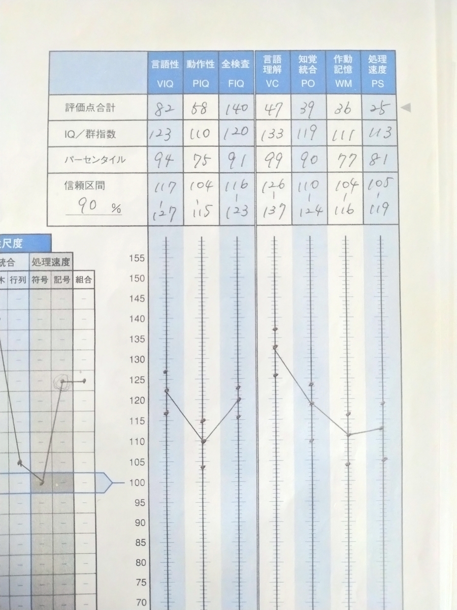 WAIS-IIIの結果を詳しく見てみる - 脳の中のマリー