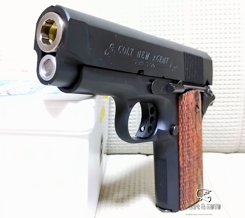 ウエスタンアームズコルトニューエージェントウッドグリップ限定品