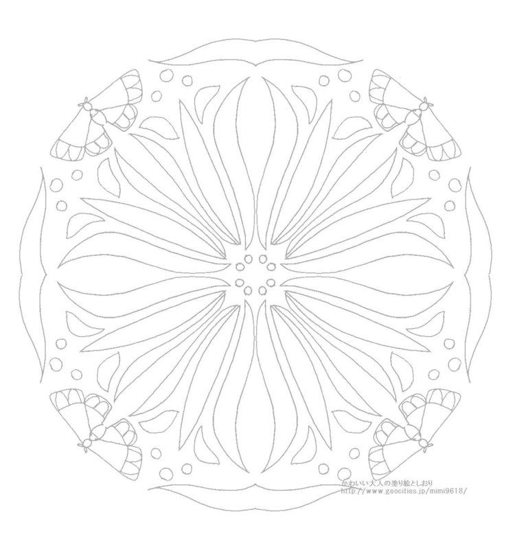 マンダラ塗り絵 やまーんの箕面ロードバイク日記