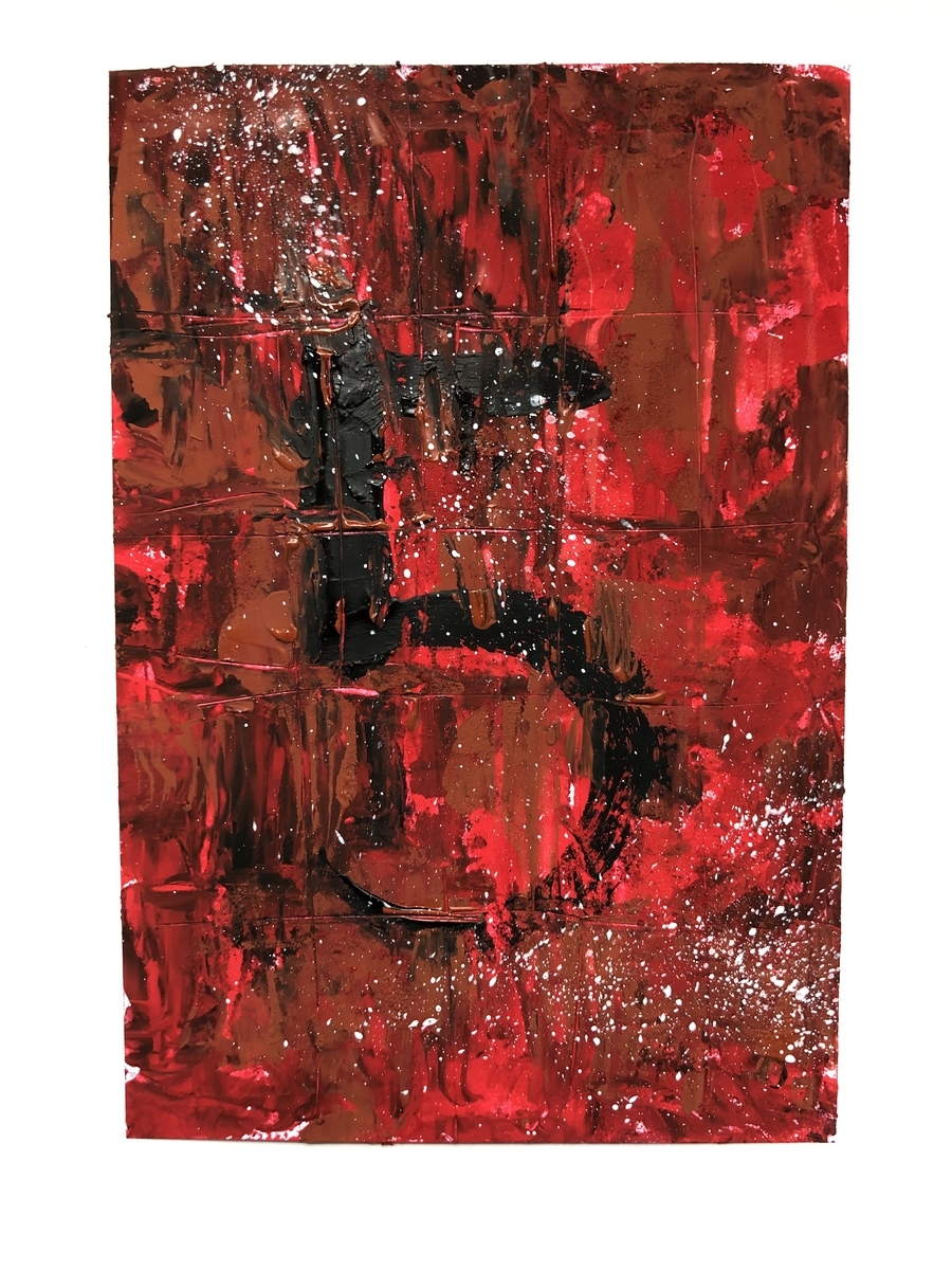 アクリル絵具 「寓意と啓示 」