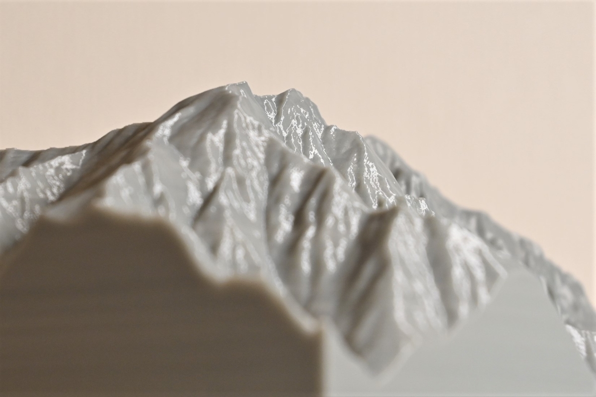 No.02】谷川岳(1,977m) ※追記あり - 山の容(かたち) ~3D