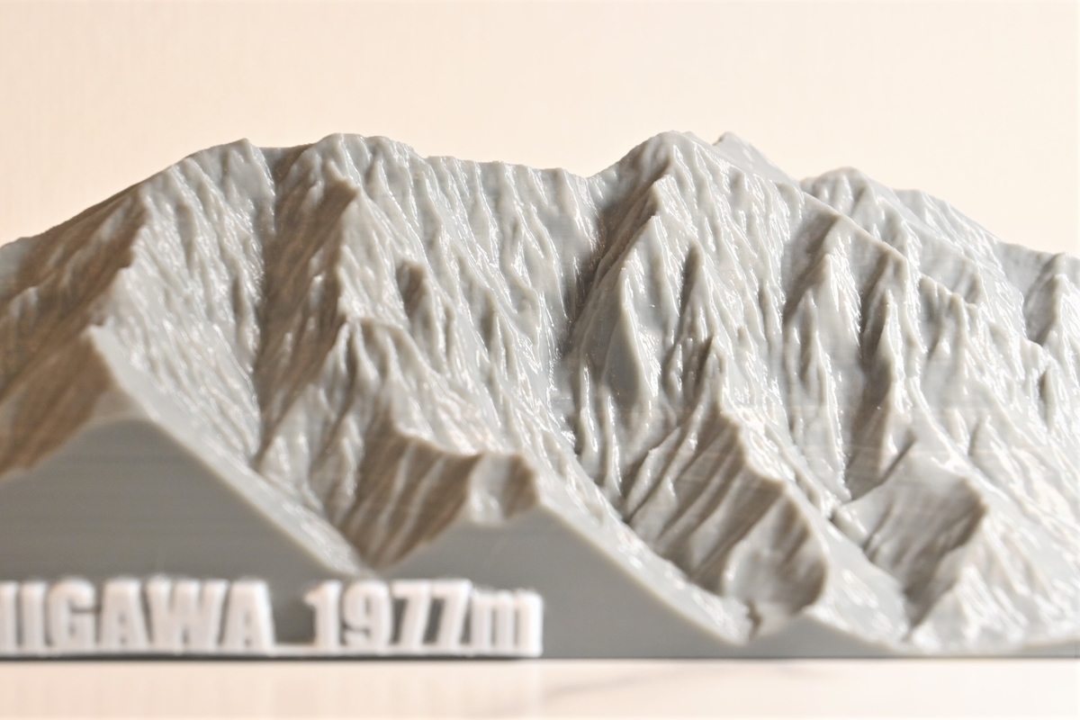 No.02】谷川岳(1,977m) ※追記あり - 山の容(かたち) ~3D