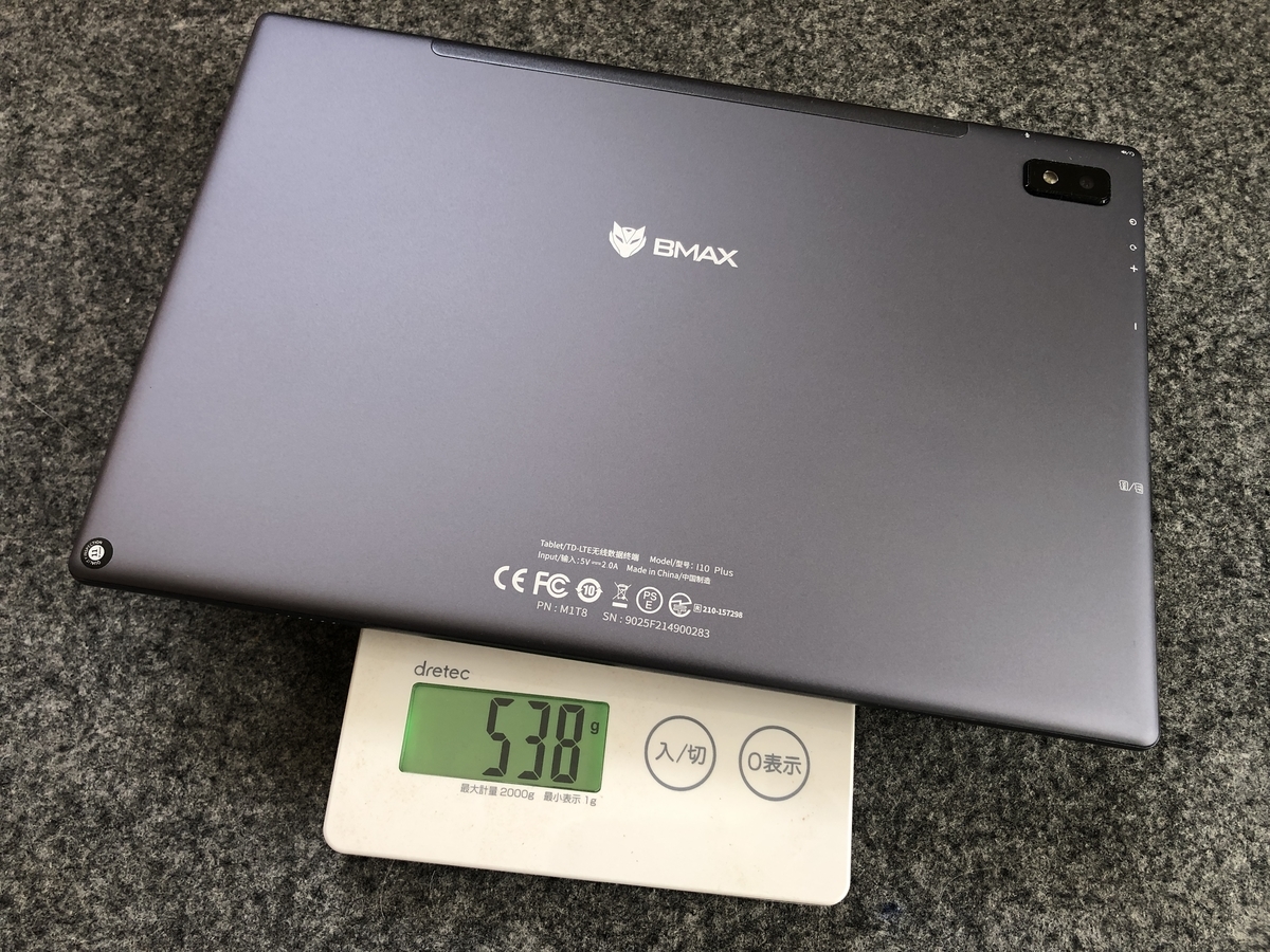 BMAX I10 Plus】新しくタブレットを購入したのでレビューして