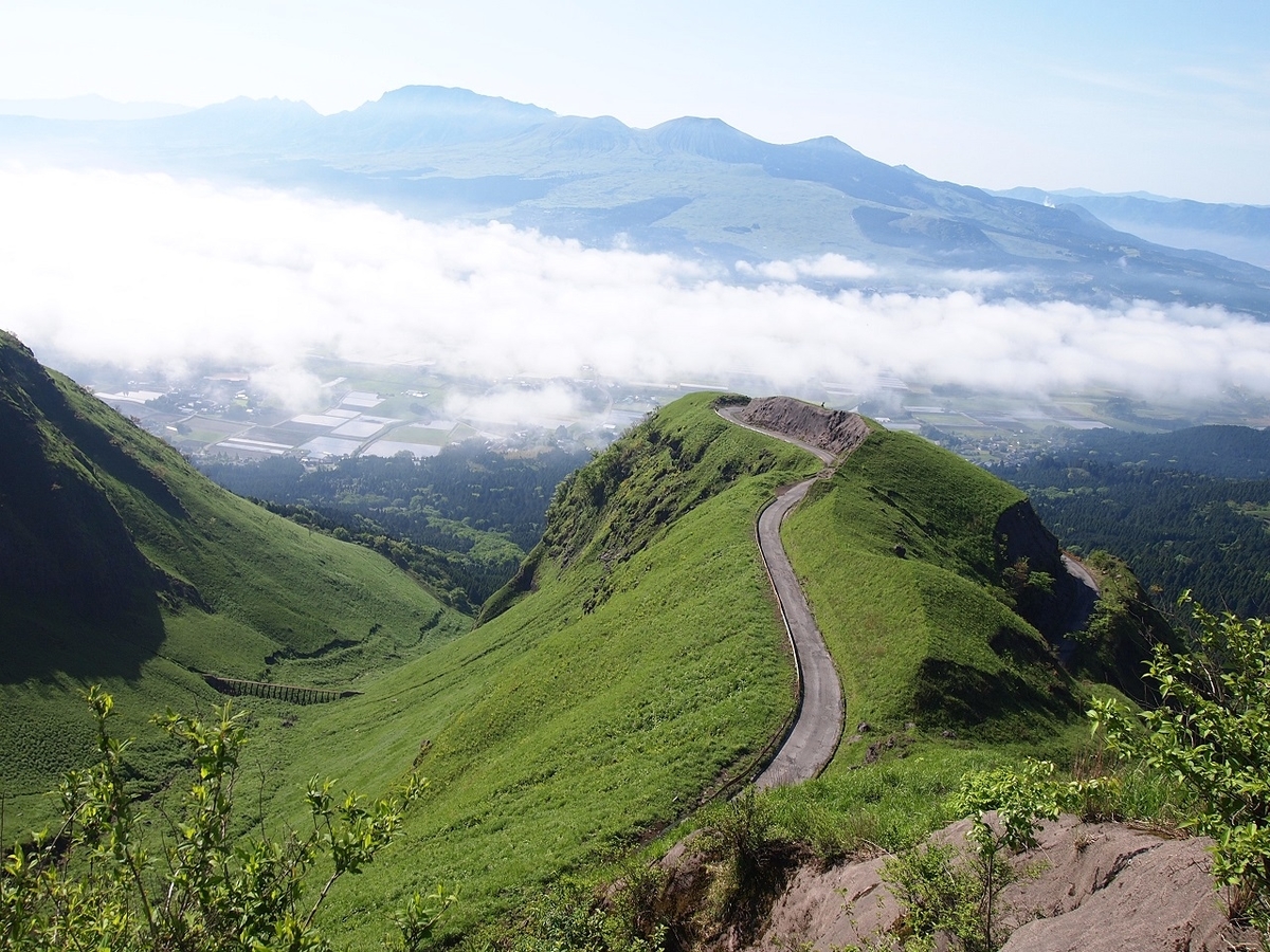 No:036【熊本県】阿蘇の空を走る「ラピュタの道」！！熊本地震で崩れた