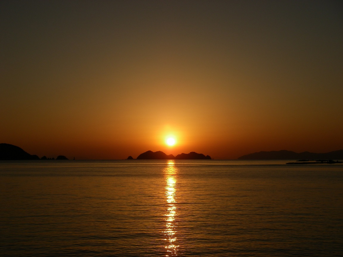 夕日の感動 No:039【愛媛県】夕日良ければ全て良し！！四国最西部の落陽に