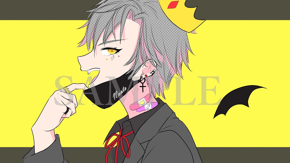 仕事紹介 歌ってみた動画のサムネイルイラスト ロゴを納品しました やまじろイラストブログ 仕事紹介 歌ってみた動画のサムネイルイラスト ロゴを納品しました やまじろイラストブログ