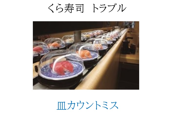くら寿司皿のカウントミス