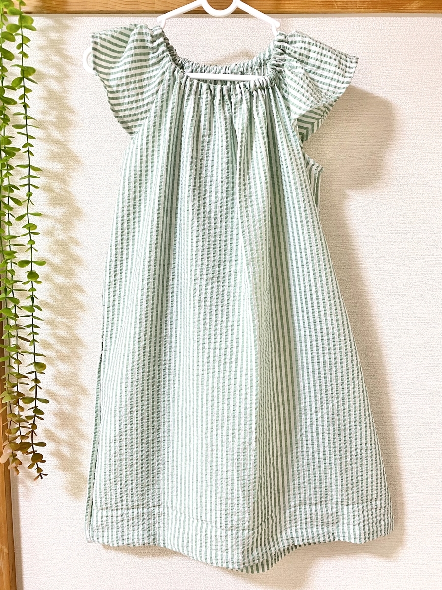 ハンドメイドワンピ―ス　子ども服