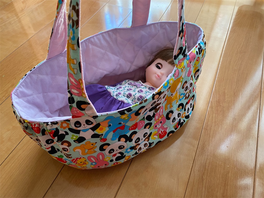 作り方】お人形ソランちゃんのクーハン作りました。 - 今日これ作り