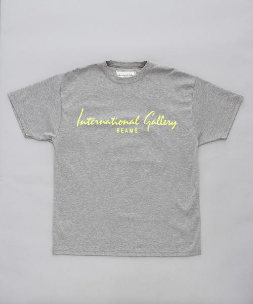 International Gallery BEAMS(インターナショナルギャラリー)のInternational Gallery BEAMS / NEON LOGO-T(Tシャツ・カットソー)|グレー