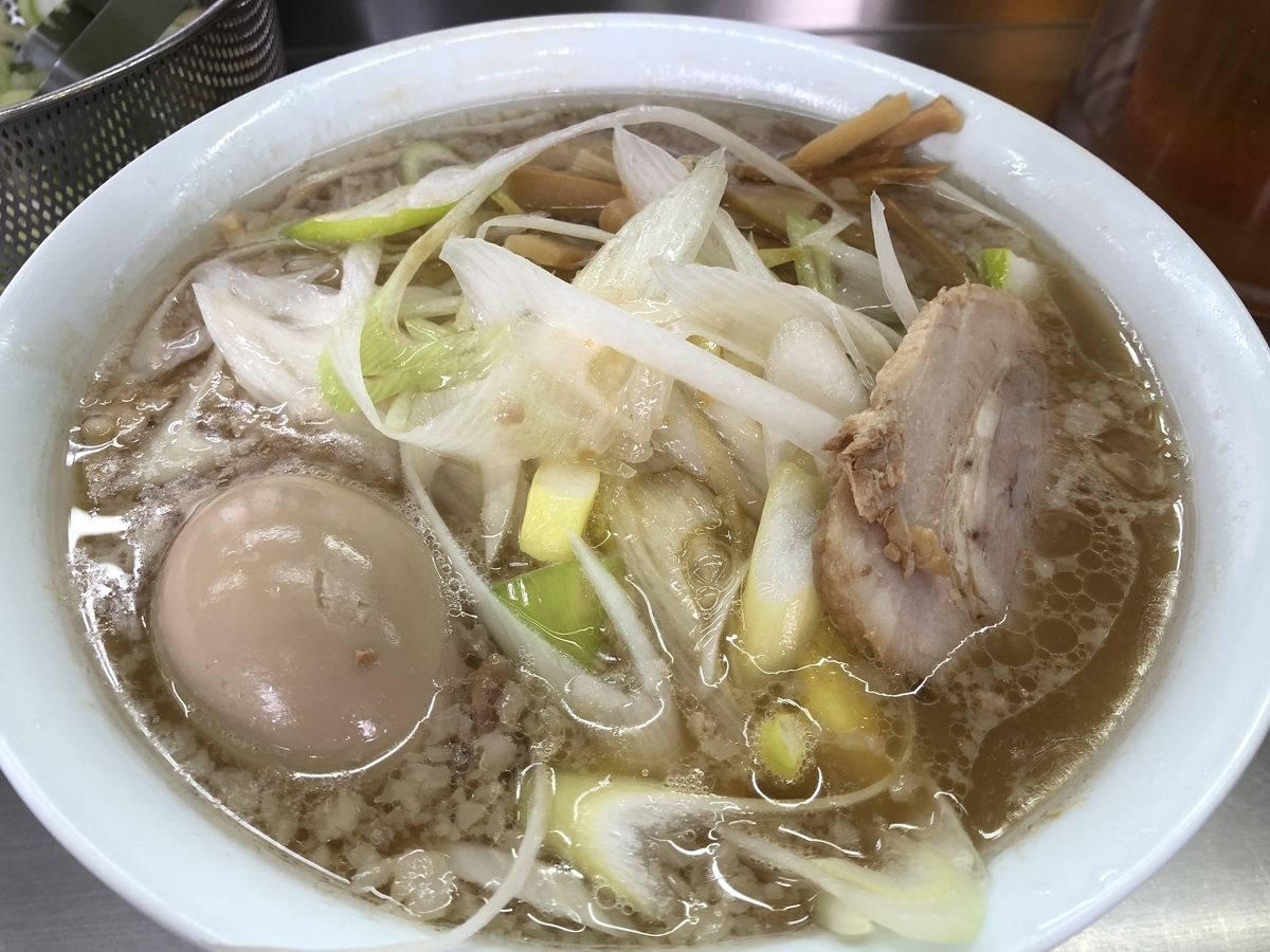 ホープ軒　おすすめ　ネギラーメン