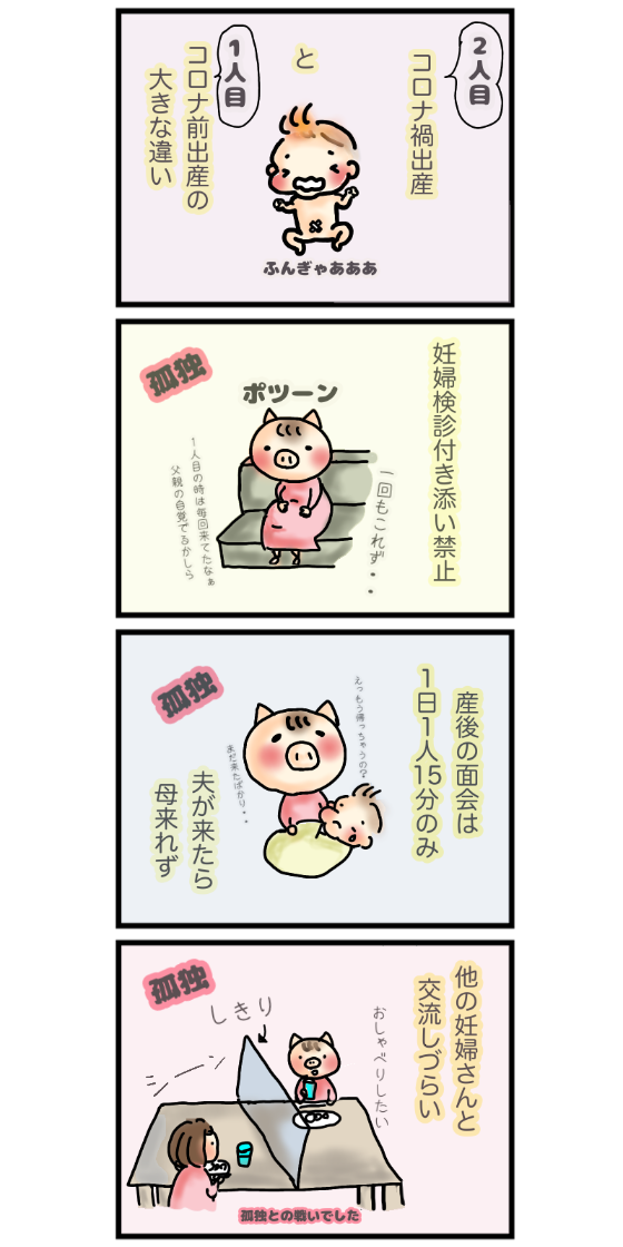コロナか出産