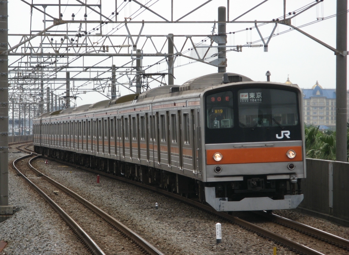 京葉線内で撮った 武蔵野線の205系 - レオナと鉄道
