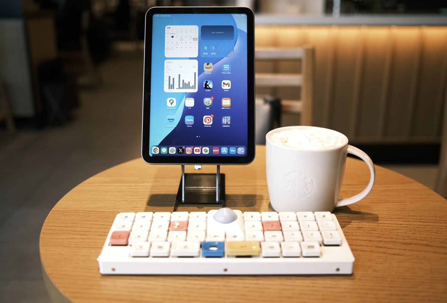 長期レビュー】meteorite40×iPad mini｜小型40％キーボードは“作業環境