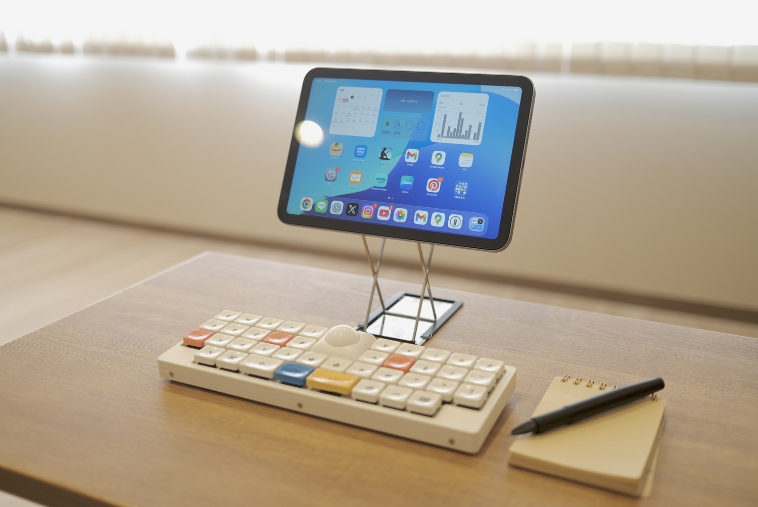長期レビュー】meteorite40×iPad mini｜小型40％キーボードは“作業環境