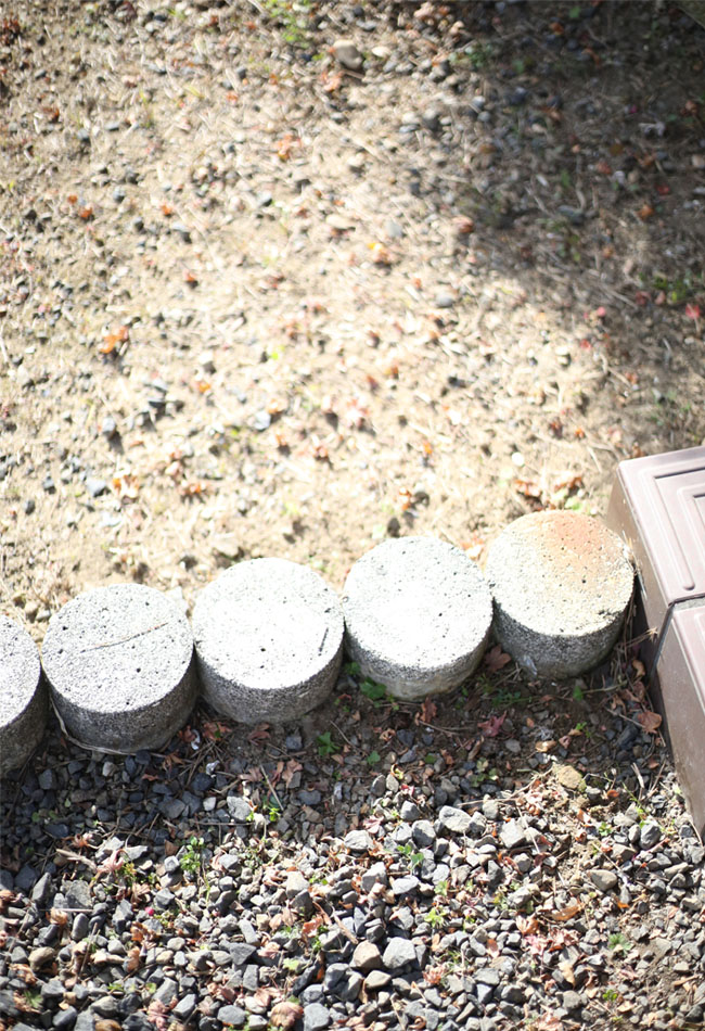 落ち葉掃除、掃除後